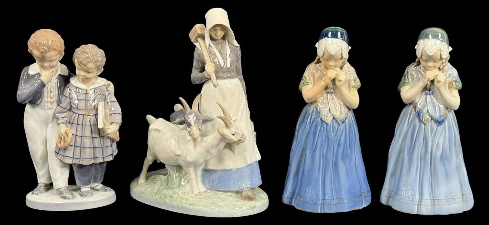 Royal Copenhagen Porcelain Figurines 4pc LOT (1 of 9)