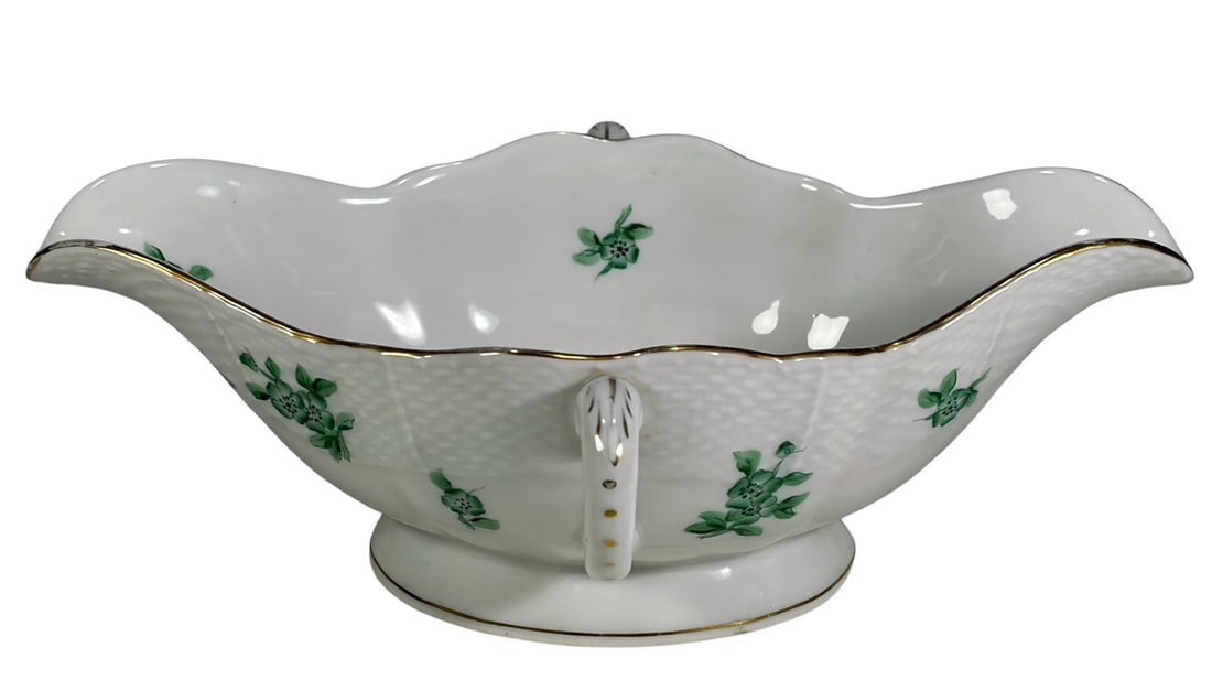 Herend Chinese Bouquet Porcelain Gravy Boat 6.5" (1 of 5)