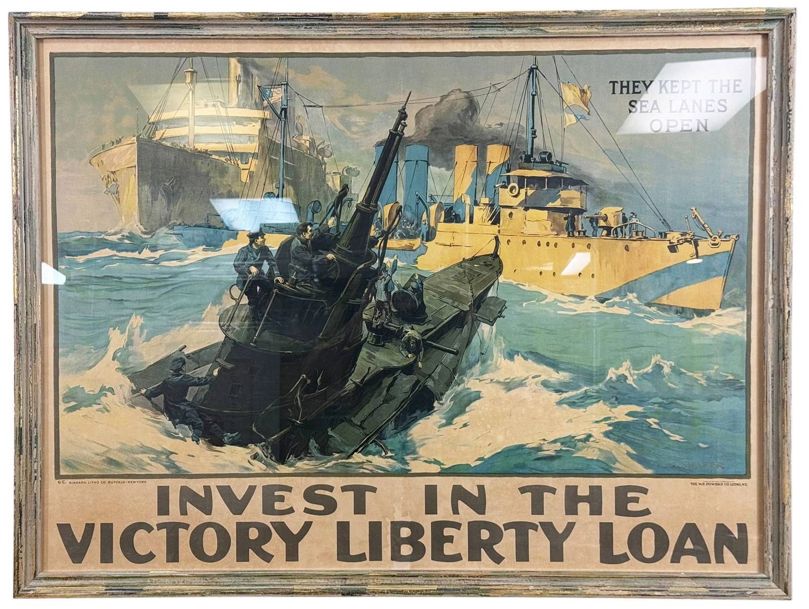 L.A. Shafer WWI Victory Liberty Loan Poster 38" (1 of 9)