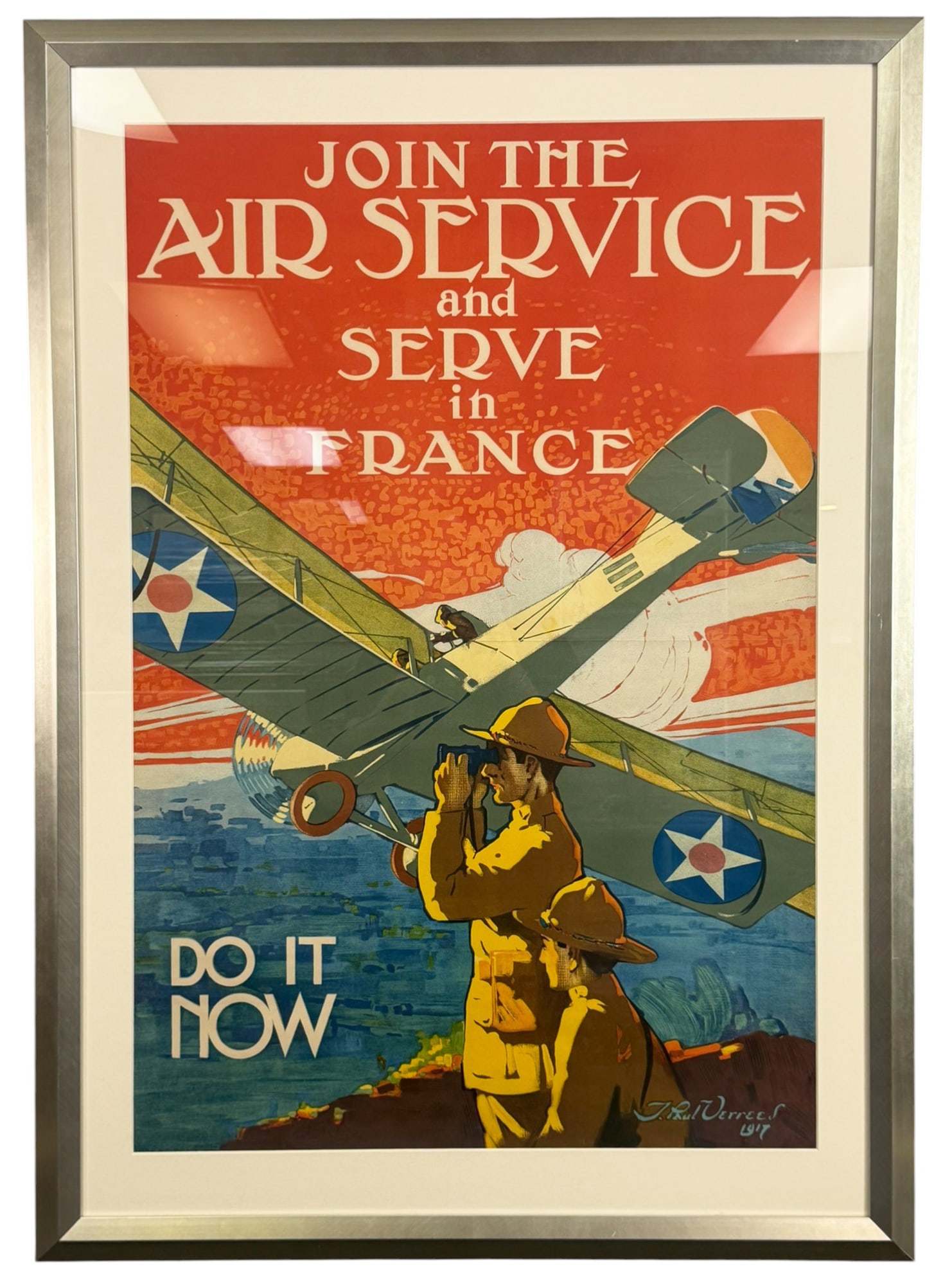 J. Paul Verrees Join the Air Service WWI Poster (1 of 11)