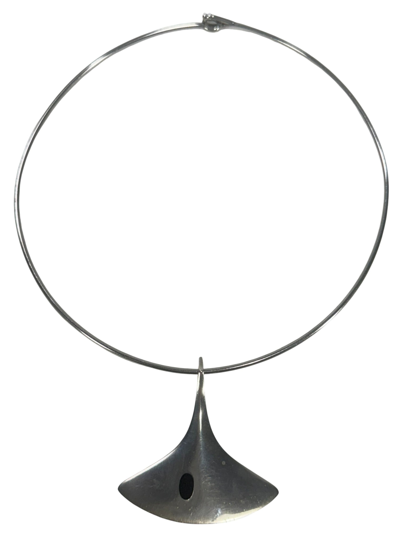 Hans Hansen Danish Modernist Sterling Neckring (1 of 7)