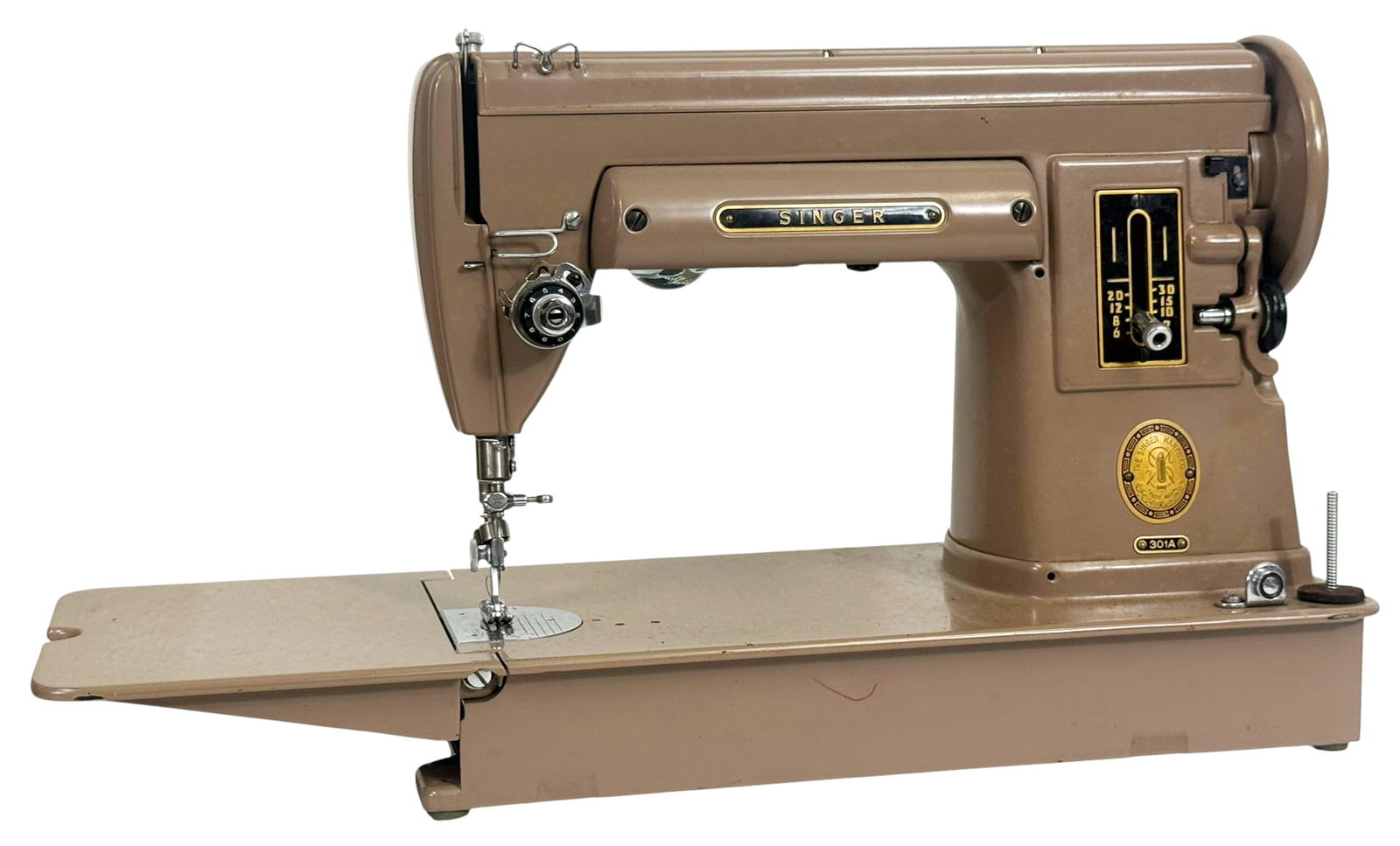 Singer 301A Portable Sewing Machine w/ Case - 2