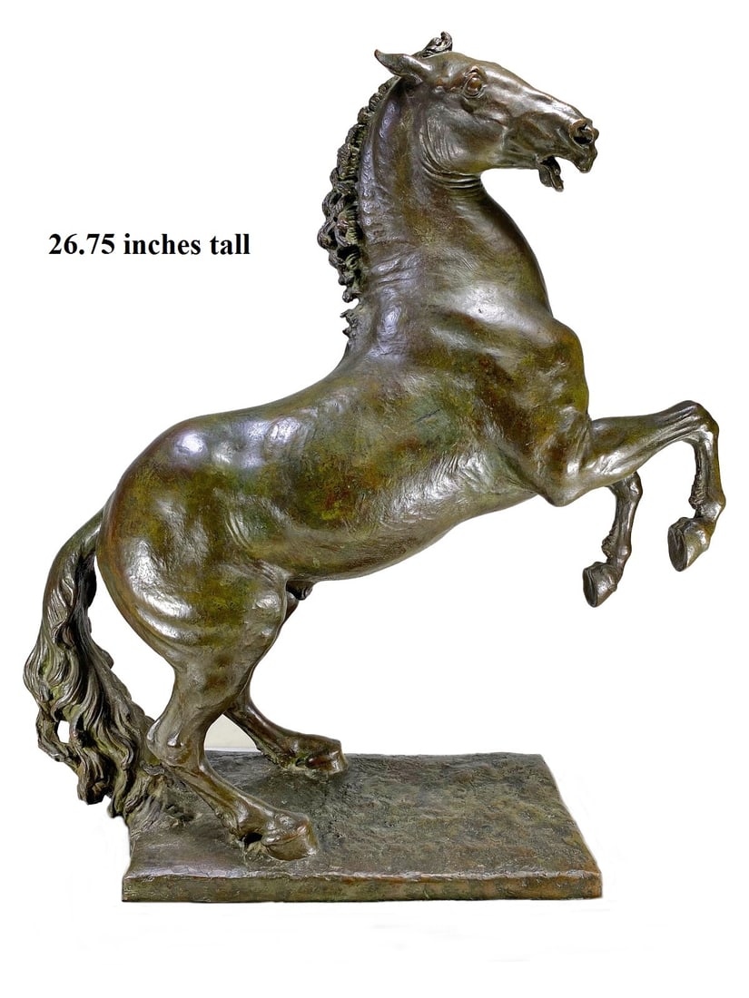 Paul Scheurich b.1883 American Horse Bronze Statue (1 of 5)
