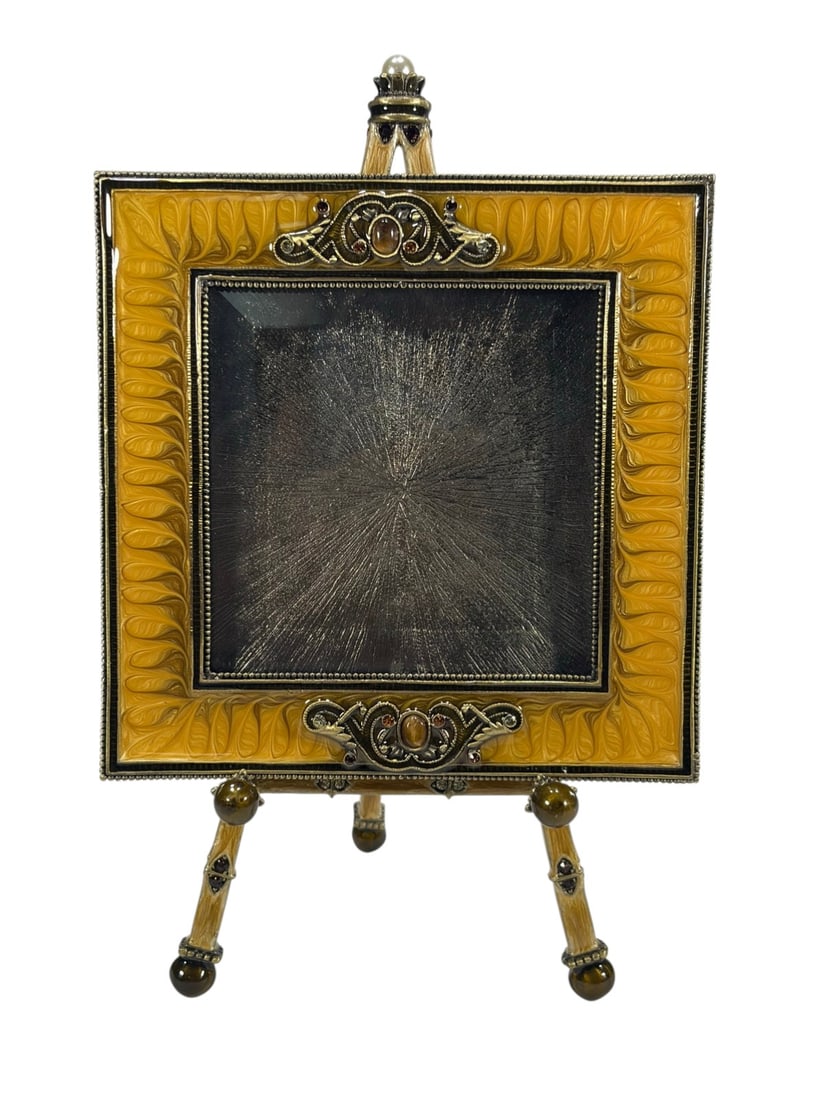 Olivia Riegel Yellow Enamel Picture Frame & Easel (1 of 8)