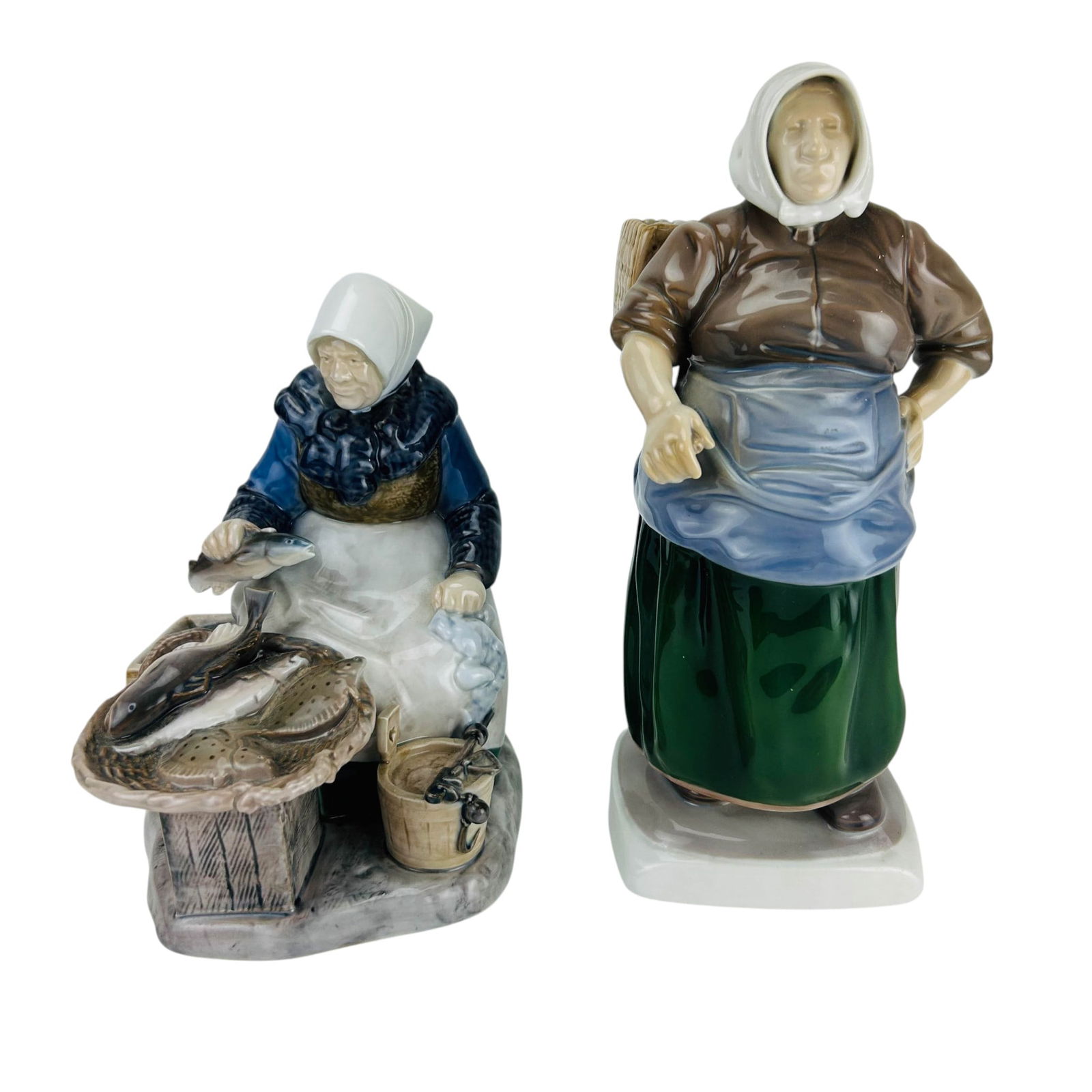 Bing Grondahl Fisherwoman & Fisherman's Wife 2pc (1 of 13)