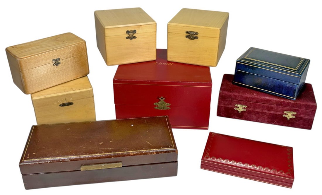 Cartier, Zenith & Russian Imperial Boxes 9pc LOT (1 of 6)