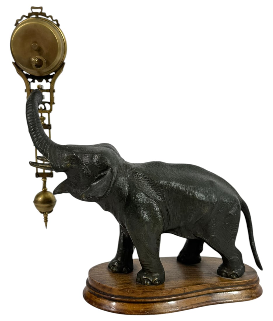 Junghans German Deco Mystery Clock w/ Pendulum - 5