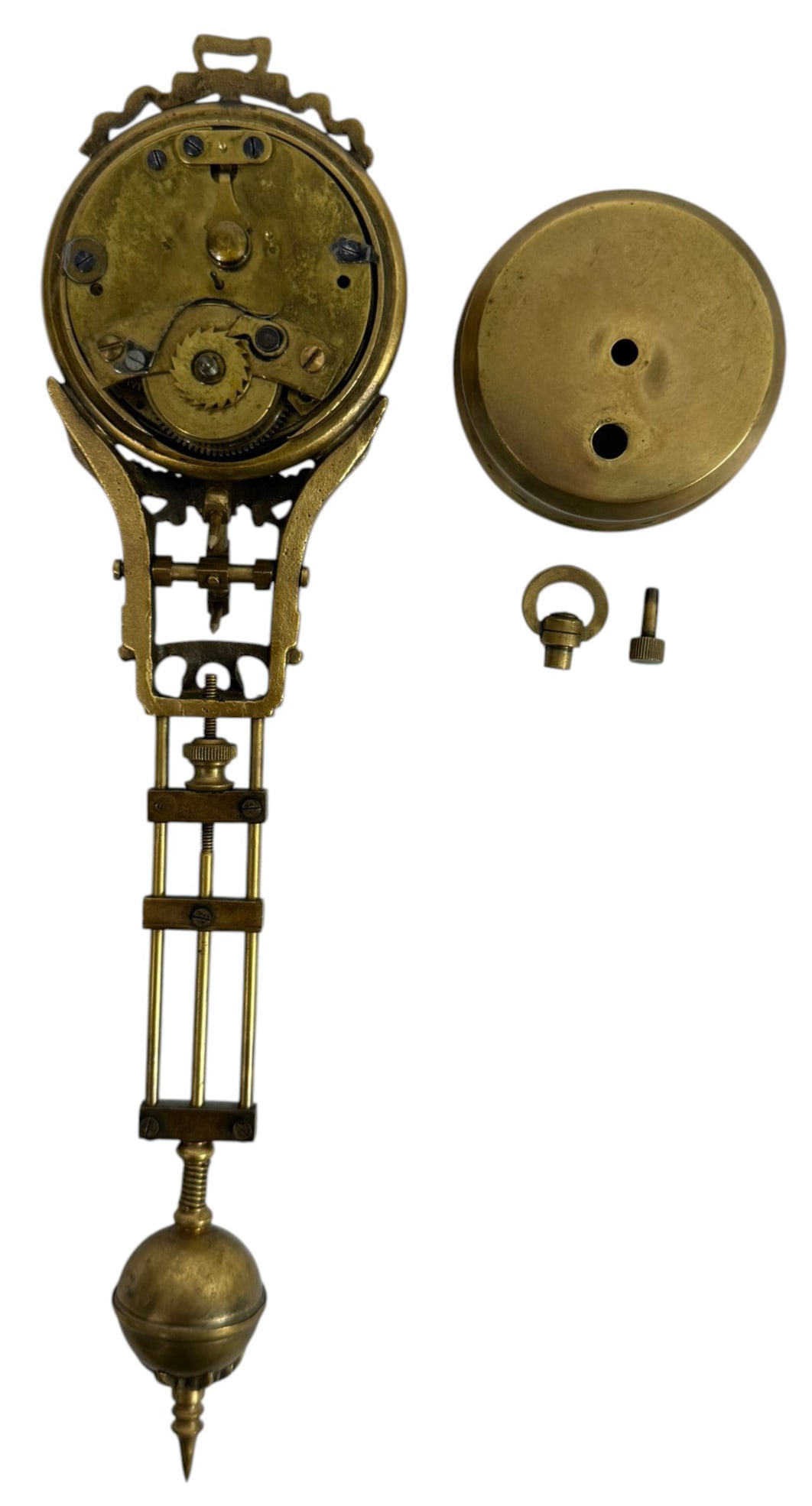 Junghans German Deco Mystery Clock w/ Pendulum - 6