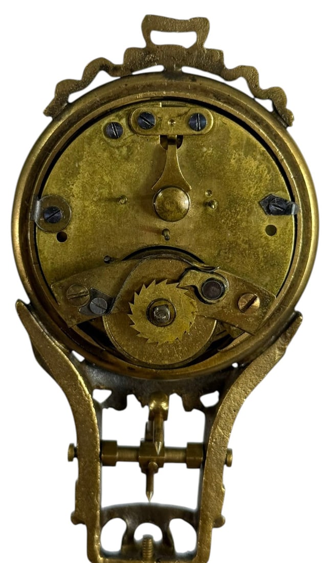 Junghans German Deco Mystery Clock w/ Pendulum - 7