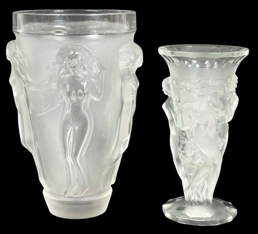 Nachtmann & Desna Deco Style Art Glass Vases 2pcs (1 of 13)