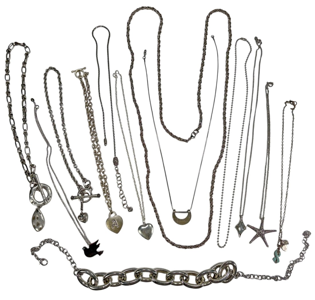 VTG Necklaces Costume Jewelry Collection 13pc LOT (1 of 6)