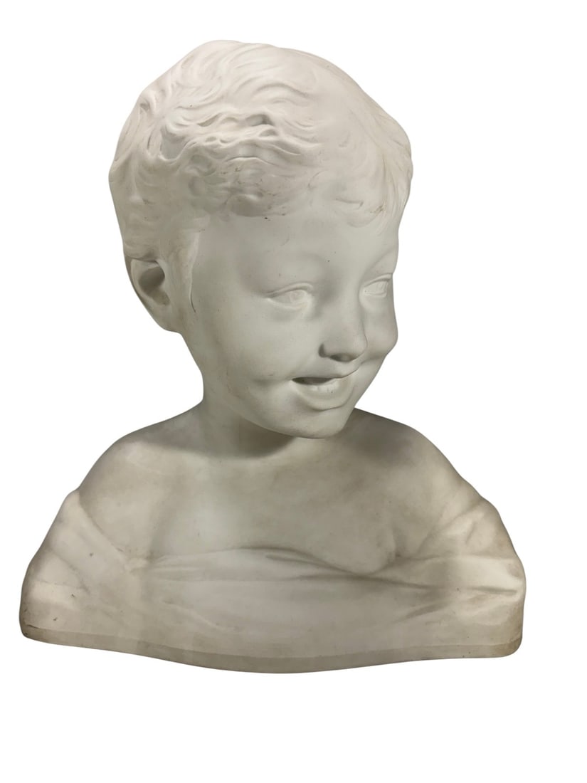 After Desiderio da Settignano Boy Bisque Bust (1 of 5)