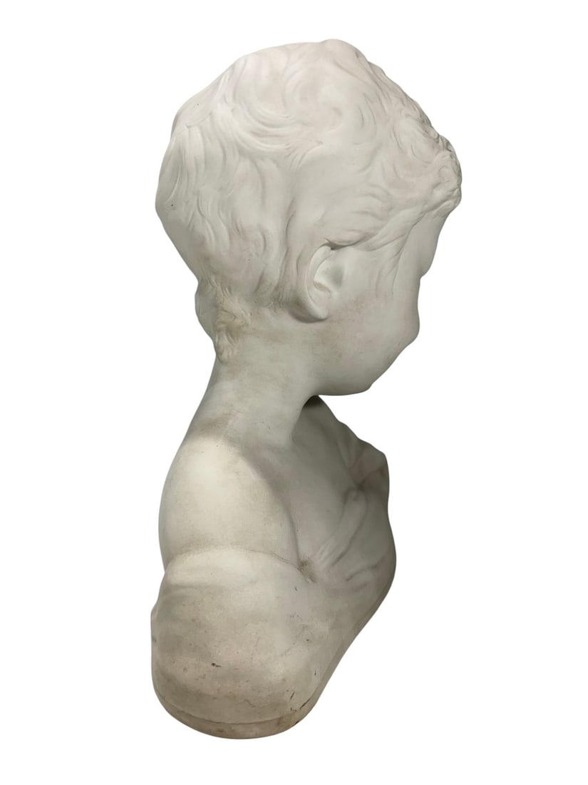 After Desiderio da Settignano Boy Bisque Bust - 4