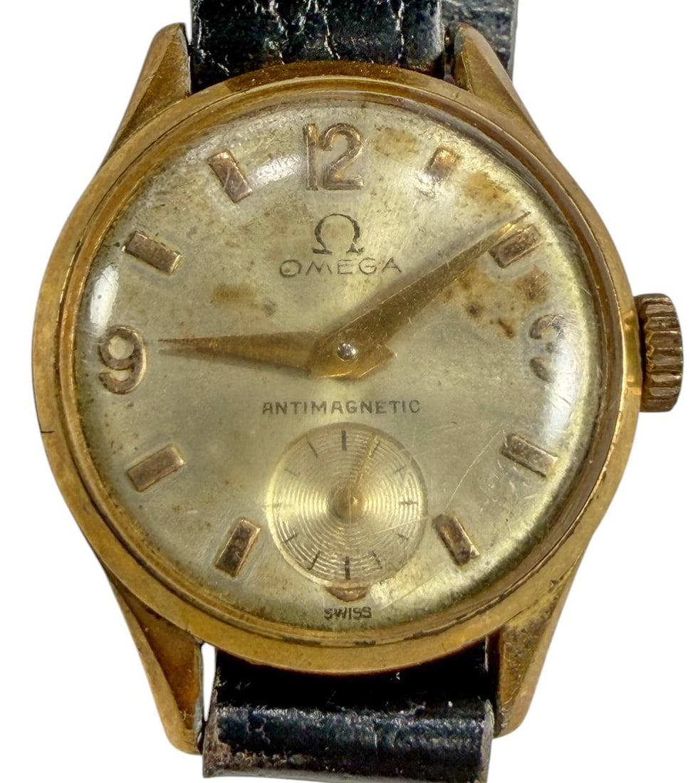 Omega Swiss Gold-Filled Antimagnetic Wristwatch (1 of 4)