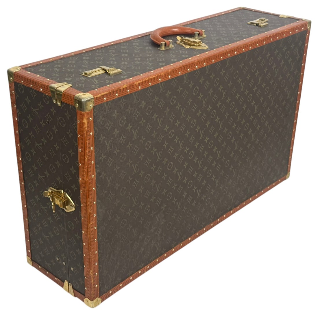 Designer Inspired Monogram Rolling Suitcase - 2