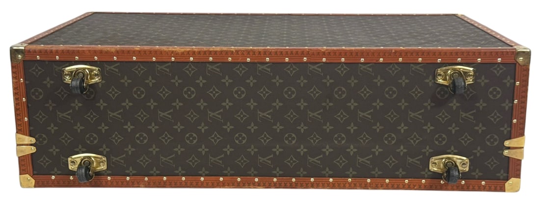 Designer Inspired Monogram Rolling Suitcase - 5