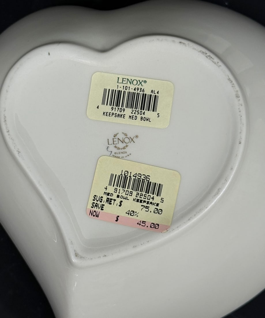 Lenox Porcelain Assorted Tableware Items 8pc SET - 9