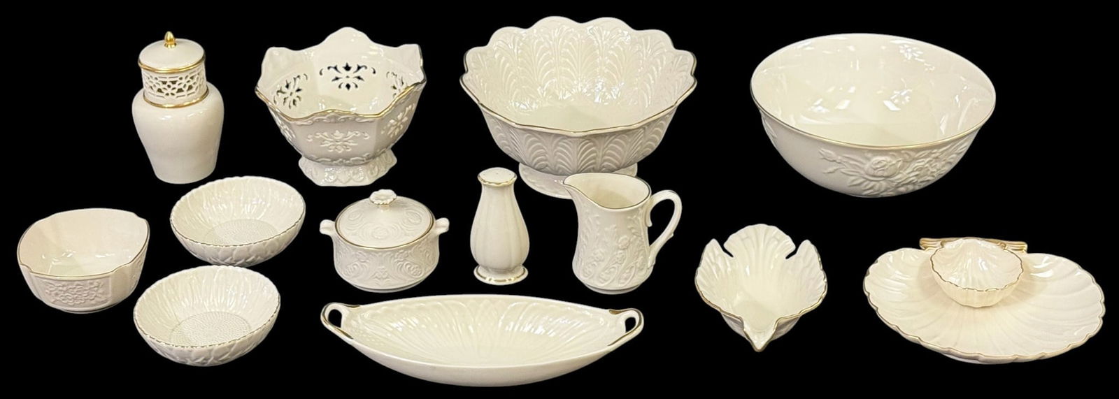 Lenox Porcelain Tableware Service Items 13pc LOT (1 of 5)