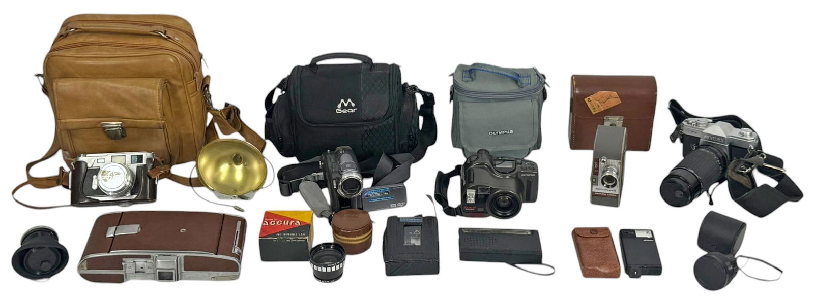 5 Mixed Vintage & Modern Cameras w/ Accessories (1 of 20)