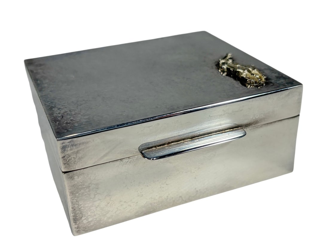 Ralph Lauren Silver Plated Trinket Jewelry Box (1 of 6)