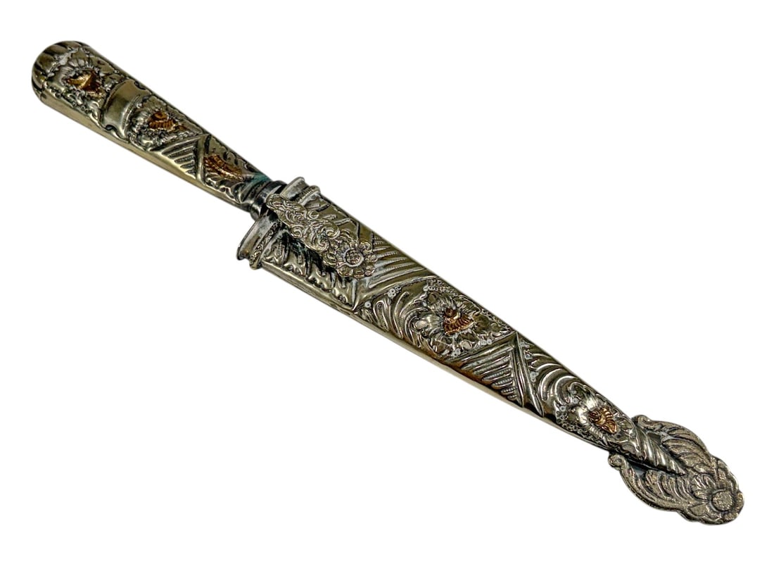 Argentinean Traditional Gaucho Silver-Plated Knife (1 of 6)