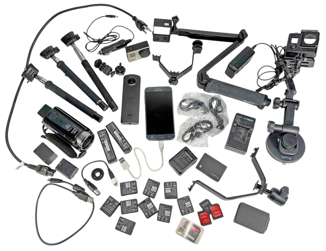 Samsung Cell, Camera, Chargers, Cards, Frames 38pc (1 of 7)