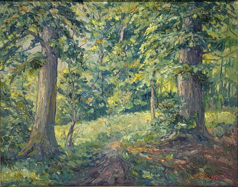 Verner Trockner Landscape Oil Painting on Canvas (1 of 6)