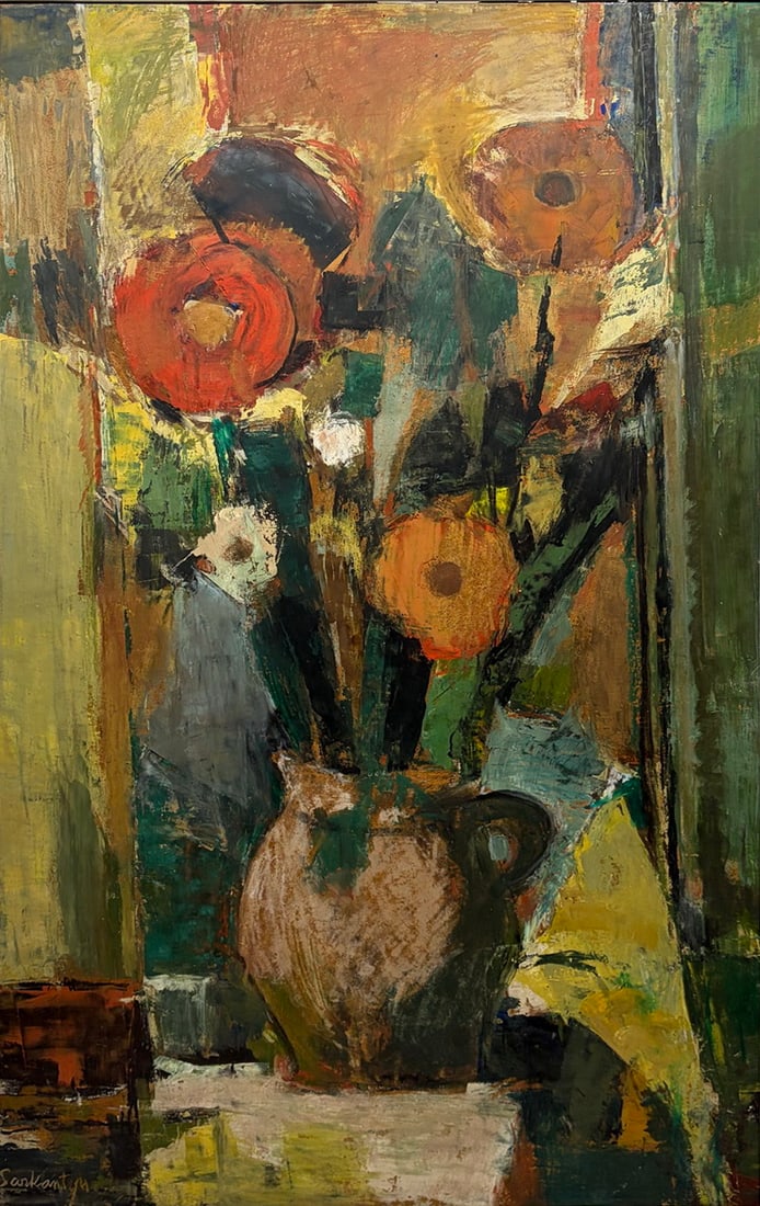 Simon Sarkantyu Still Life Oil Painting on Canvas (1 of 6)