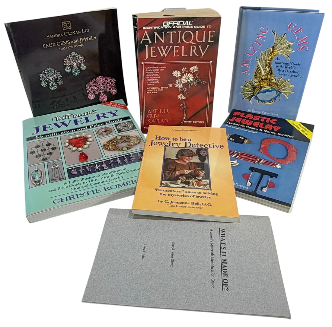 Assorted Jewelry Books Antique & Modern 7pc LOT (1 of 8)