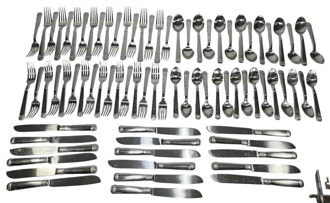 Juliska Le Panier Bright Satin Flatware 80pc LOT (1 of 6)
