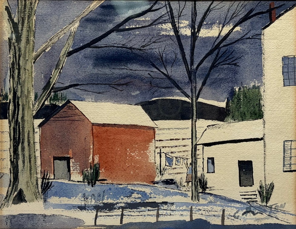 George Hamilton, American b.1934 NY Watercolor (1 of 6)
