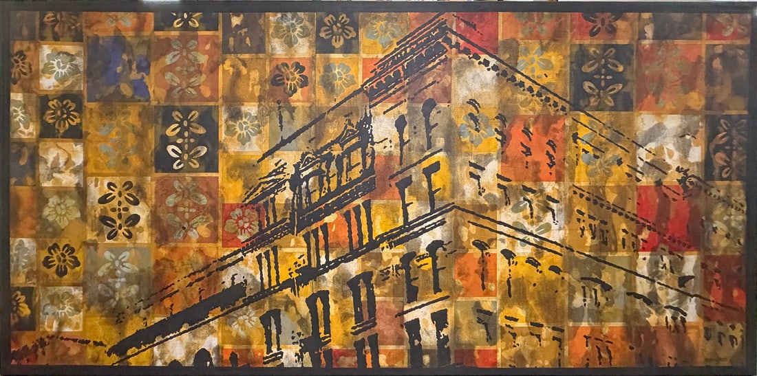Giovanetti 'Memory-Building Pattern' Acrylic (1 of 5)
