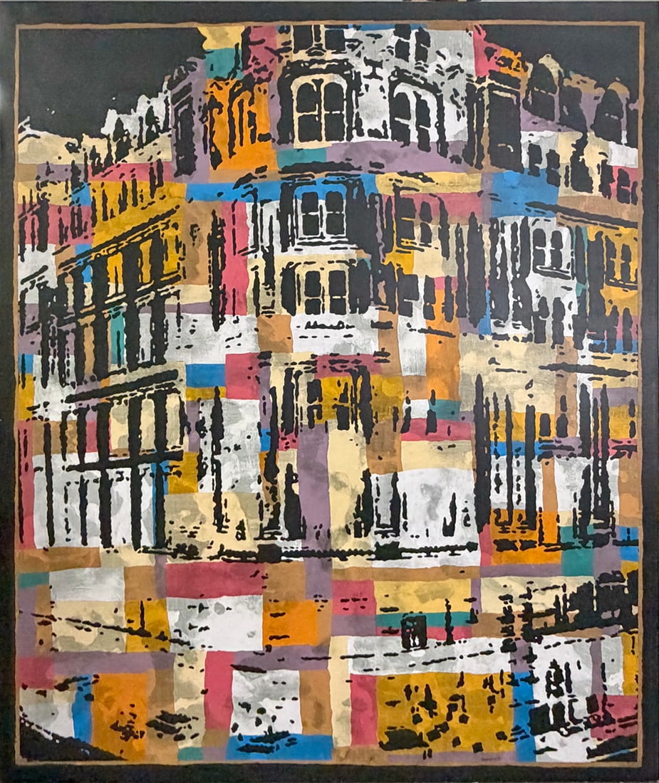 Miguel Giovanetti 'Building in Negative' Acrylic (1 of 4)