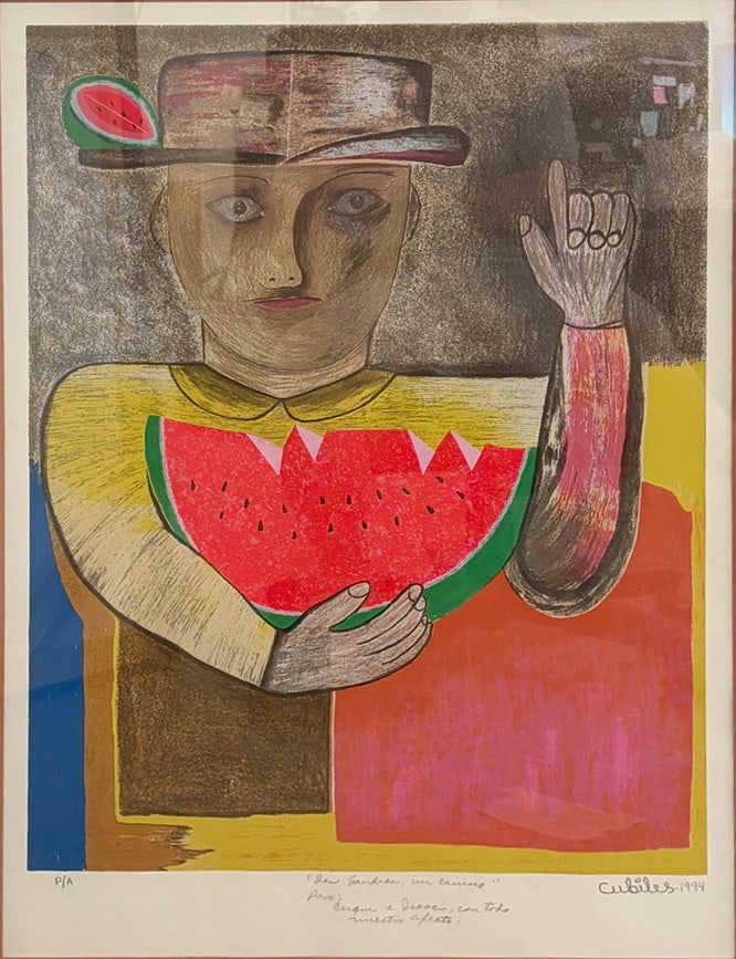 Miguel Cubiles AP Serigraph 1994 Framed, Signed (1 of 7)