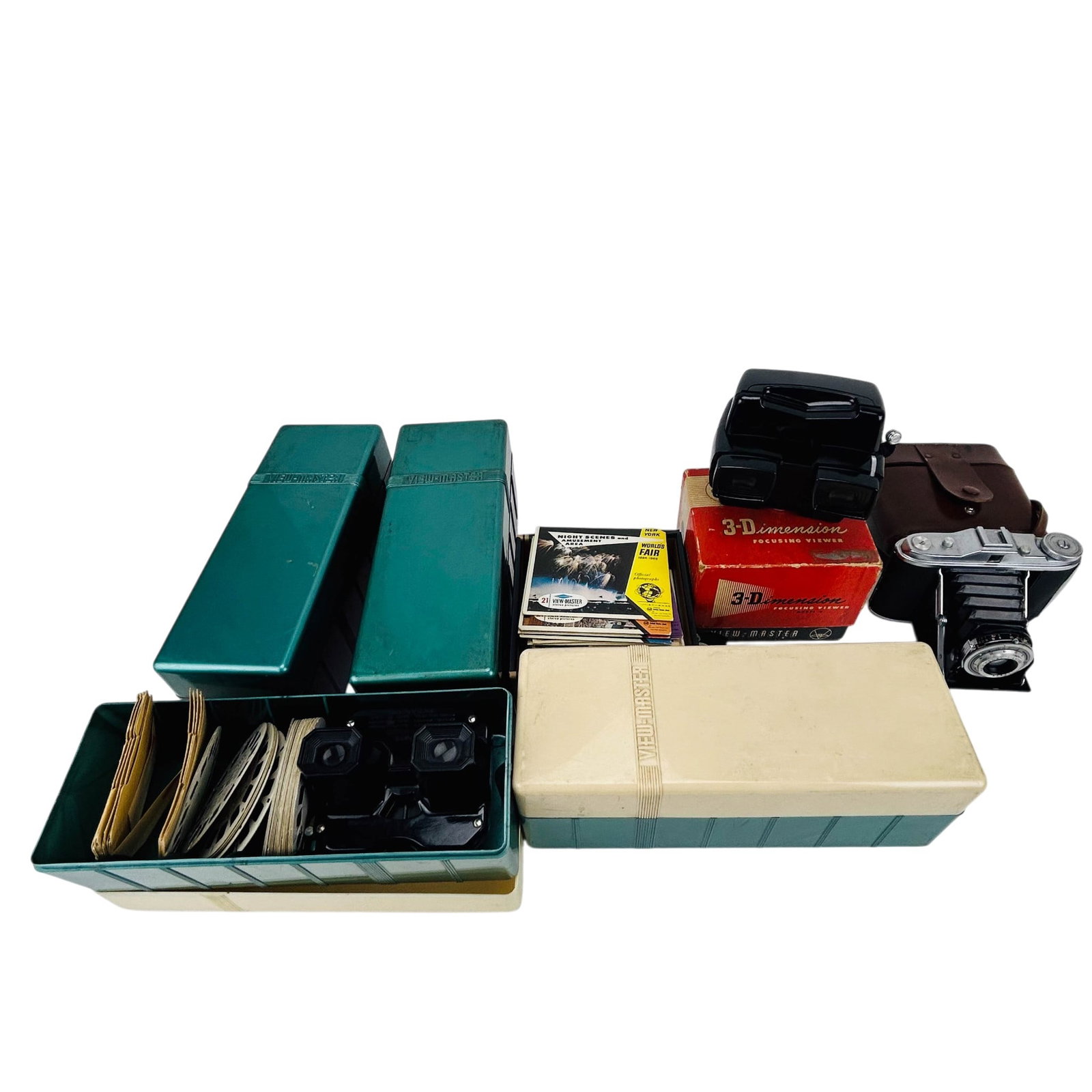 Agfa Folding Camer, Viewer & View Master Reels (1 of 9)