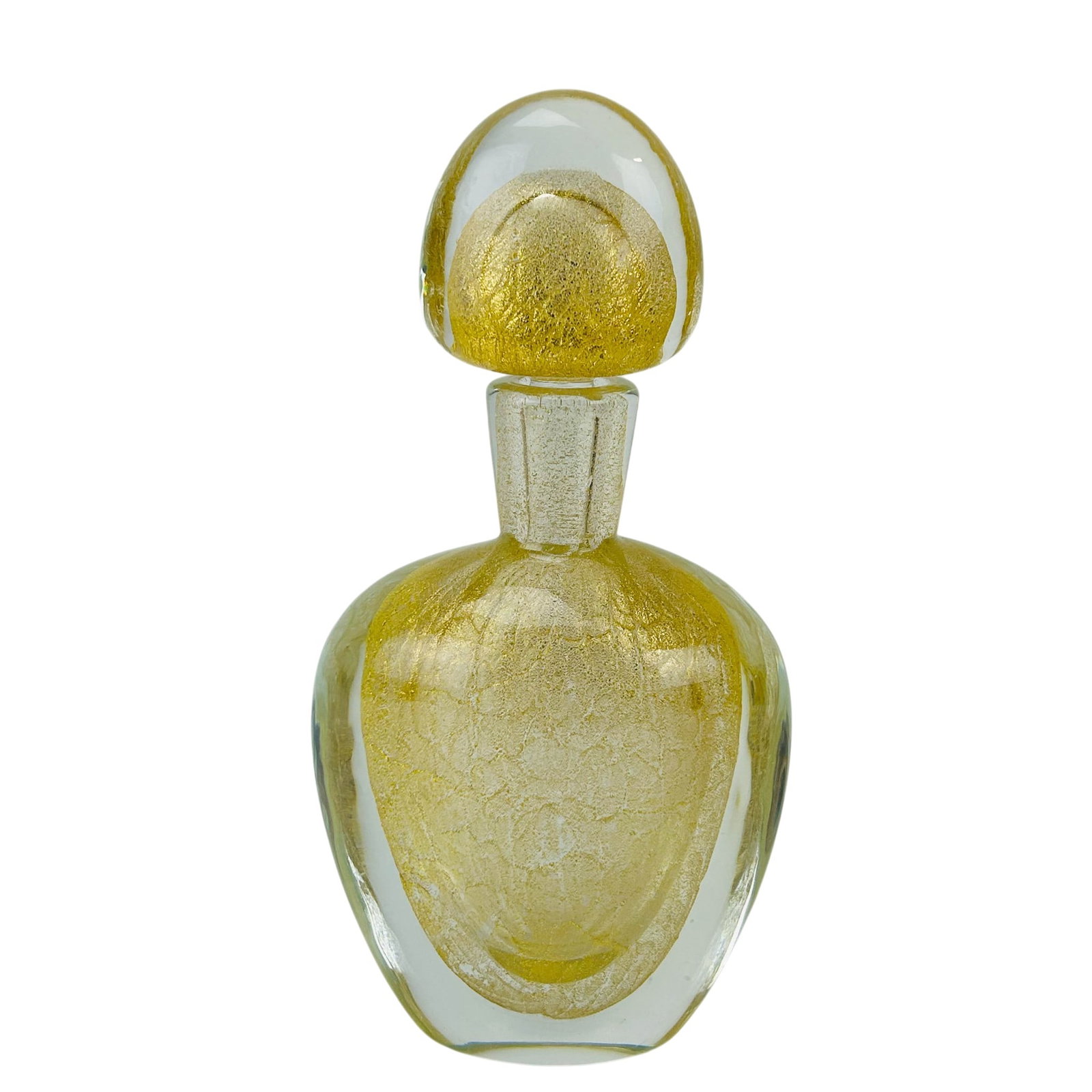 Murano Seguso Style Sommerso Cased Glass Bottle (1 of 6)