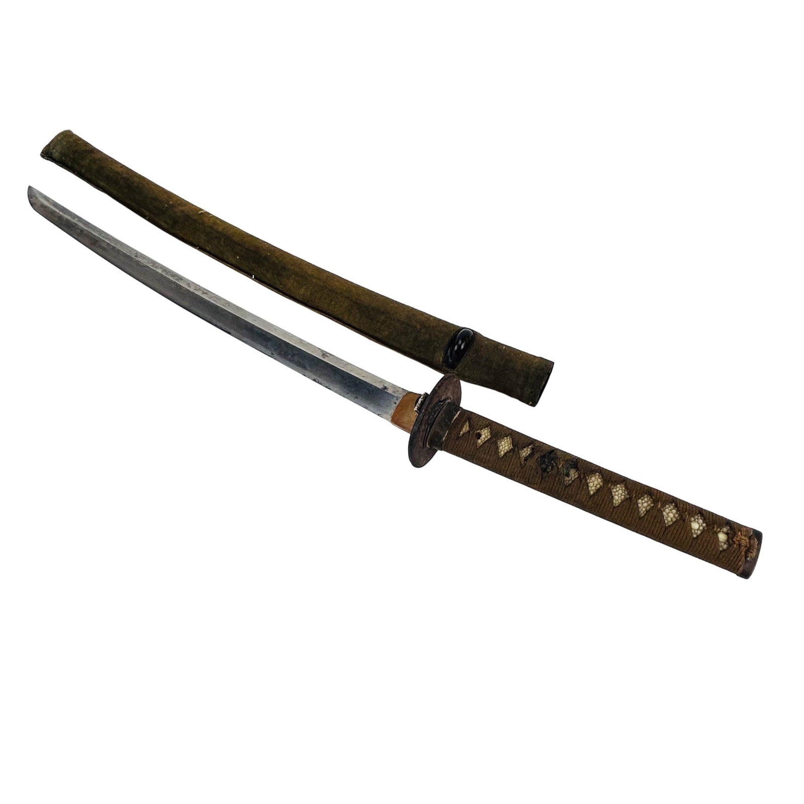 Japanese WWII Era Samurai Military Sword w/ Sheath (1 of 7)