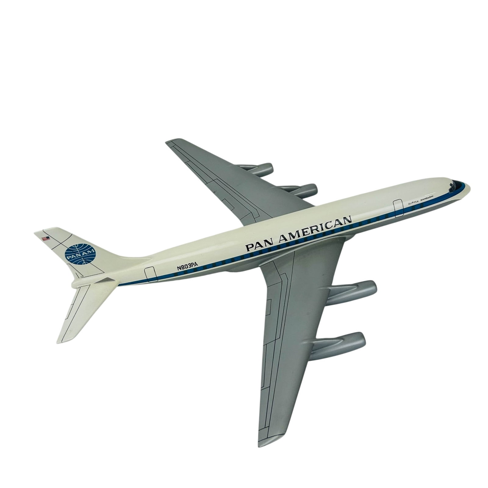 Pan Am Boeing 707 Clipper Mandarin Model Plane (1 of 12)