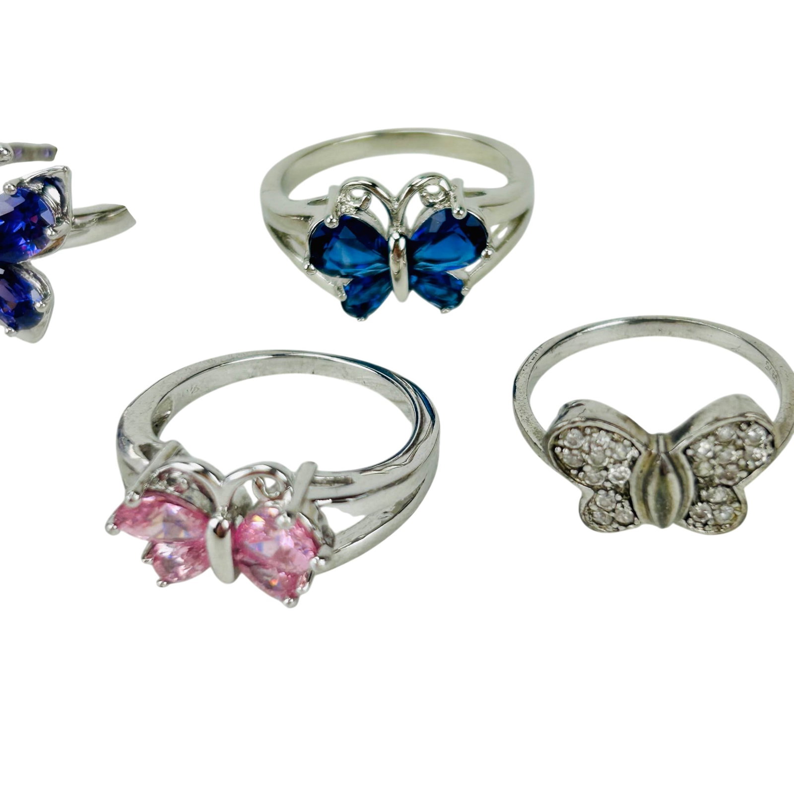 Sterling Silver 925 & Gemstone Assorted Ring 11pc - 2