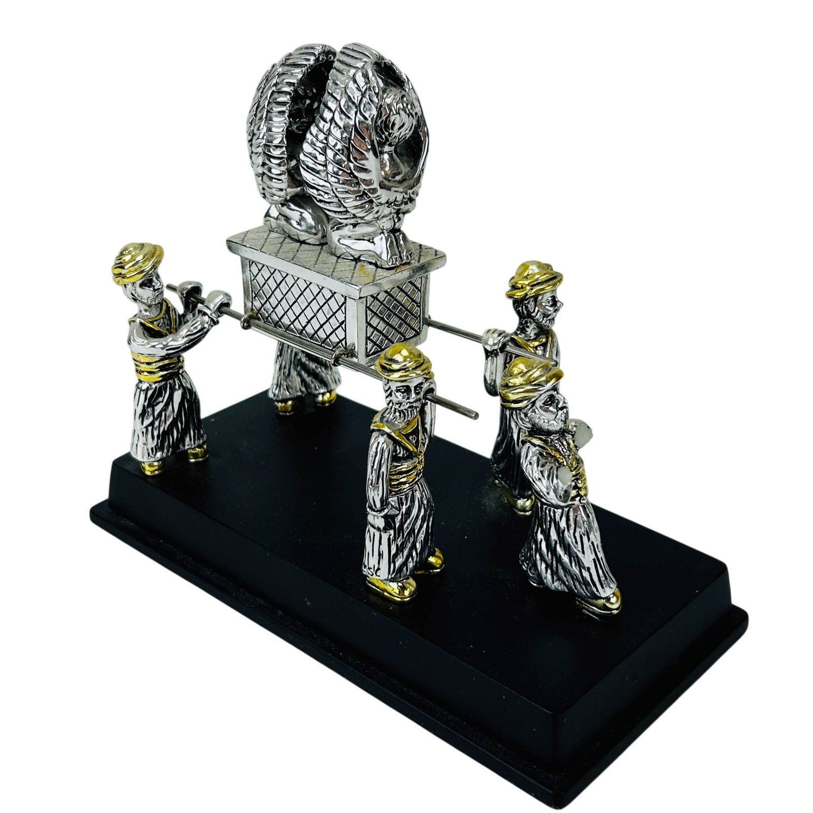 Judaica Electroform Silver Ark Covenant Sculpture (1 of 6)