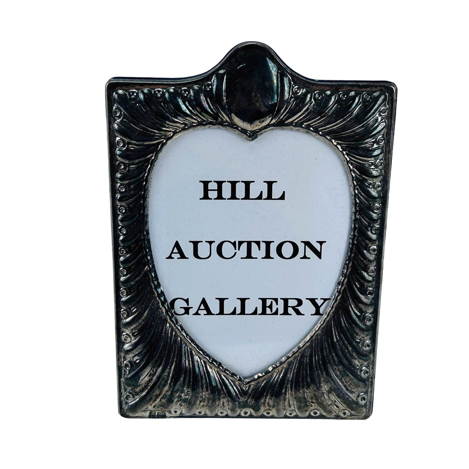 Art Nouveau Sterling Silver Heart Picture Frame (1 of 3)