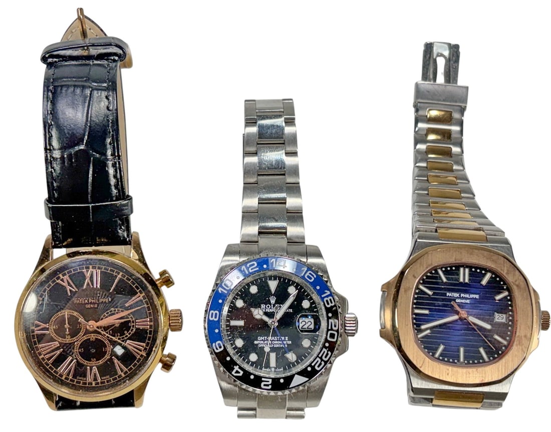 Assorted Designer Style Fashion Wristwatch 3pc LOT (1 of 6)