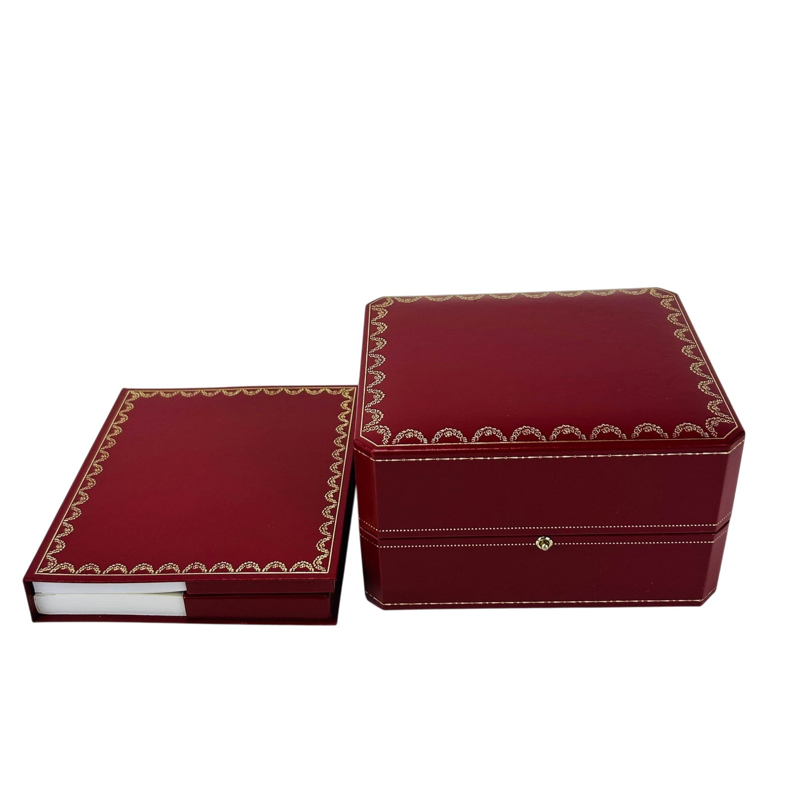 Cartier Leather Watch Presentation Box w/ Booklets (1 of 2)