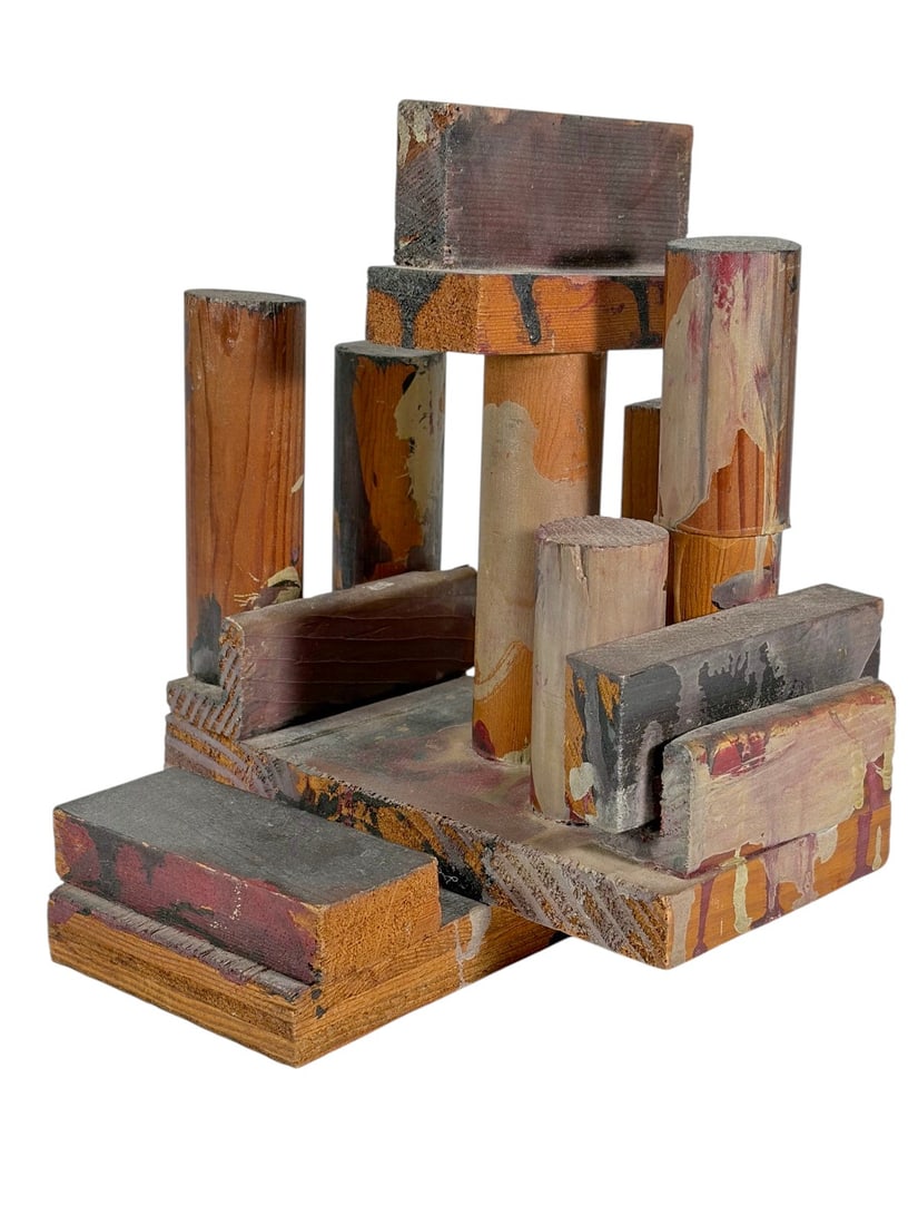 Signed Jessica Sarah Goodman Wood Sculpture (1 of 6)