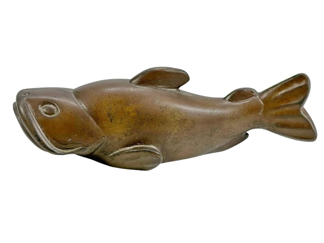 David Everett, American b.1950 Bronze Fish Figure (1 of 5)
