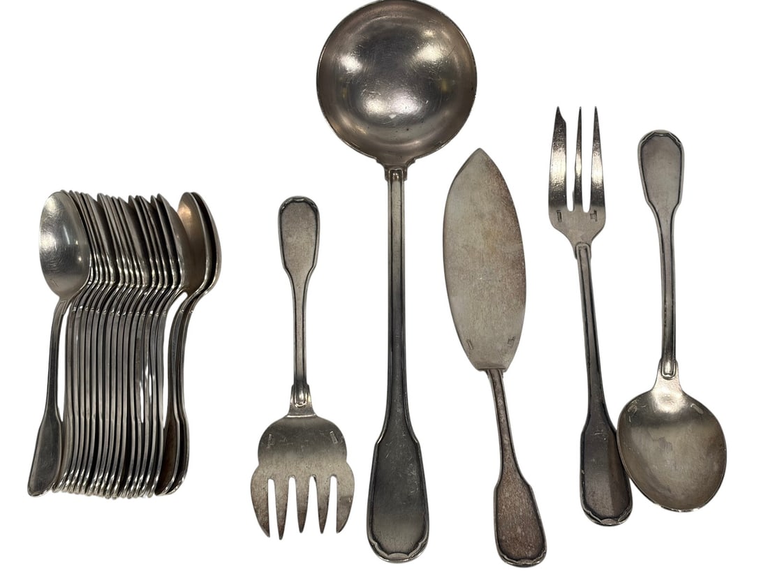 Christofle Argentina Silver Plated Flatware 147pcs - 2