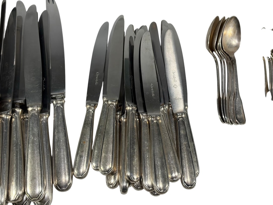Christofle Argentina Silver Plated Flatware 147pcs - 5