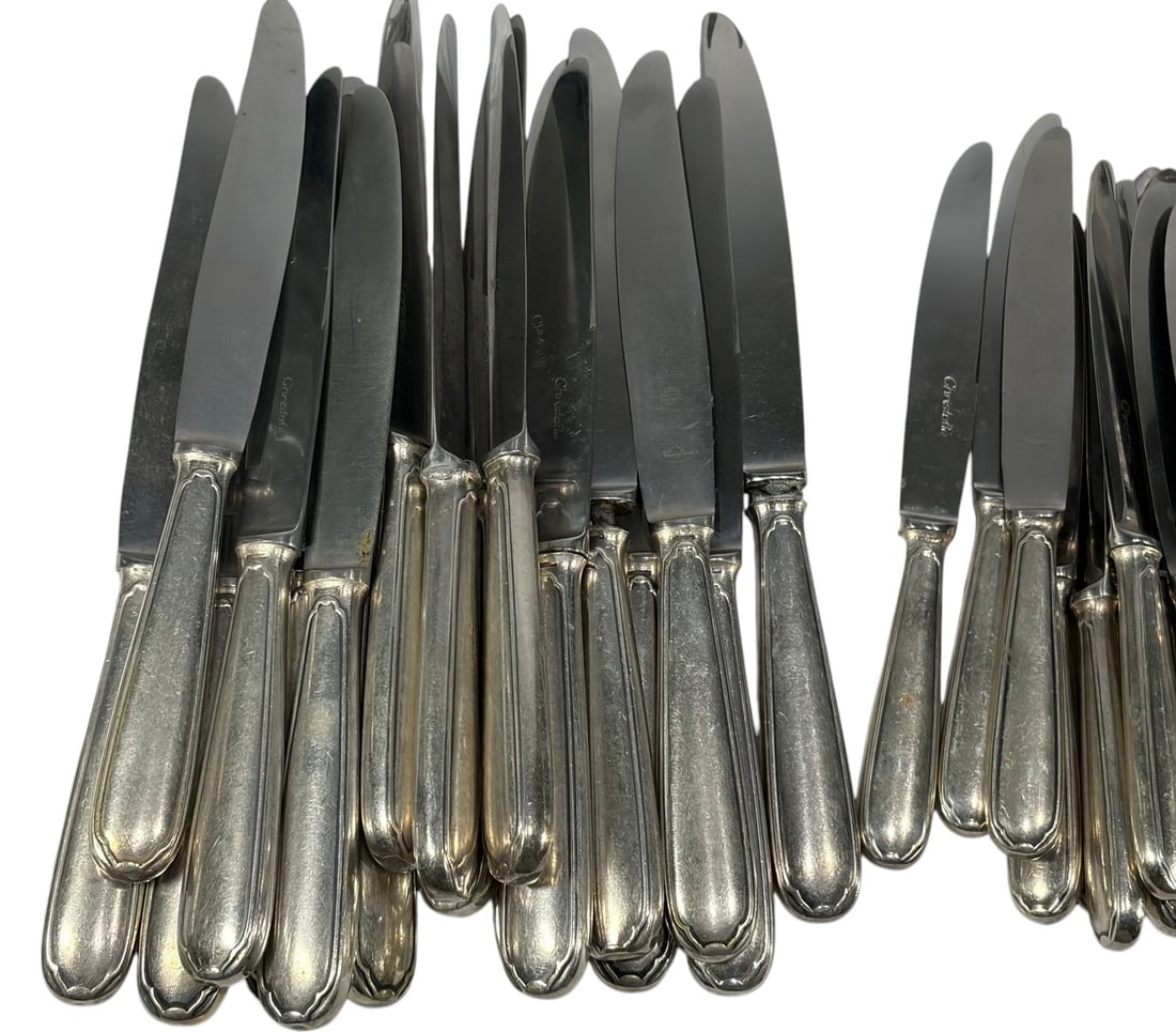 Christofle Argentina Silver Plated Flatware 147pcs - 6