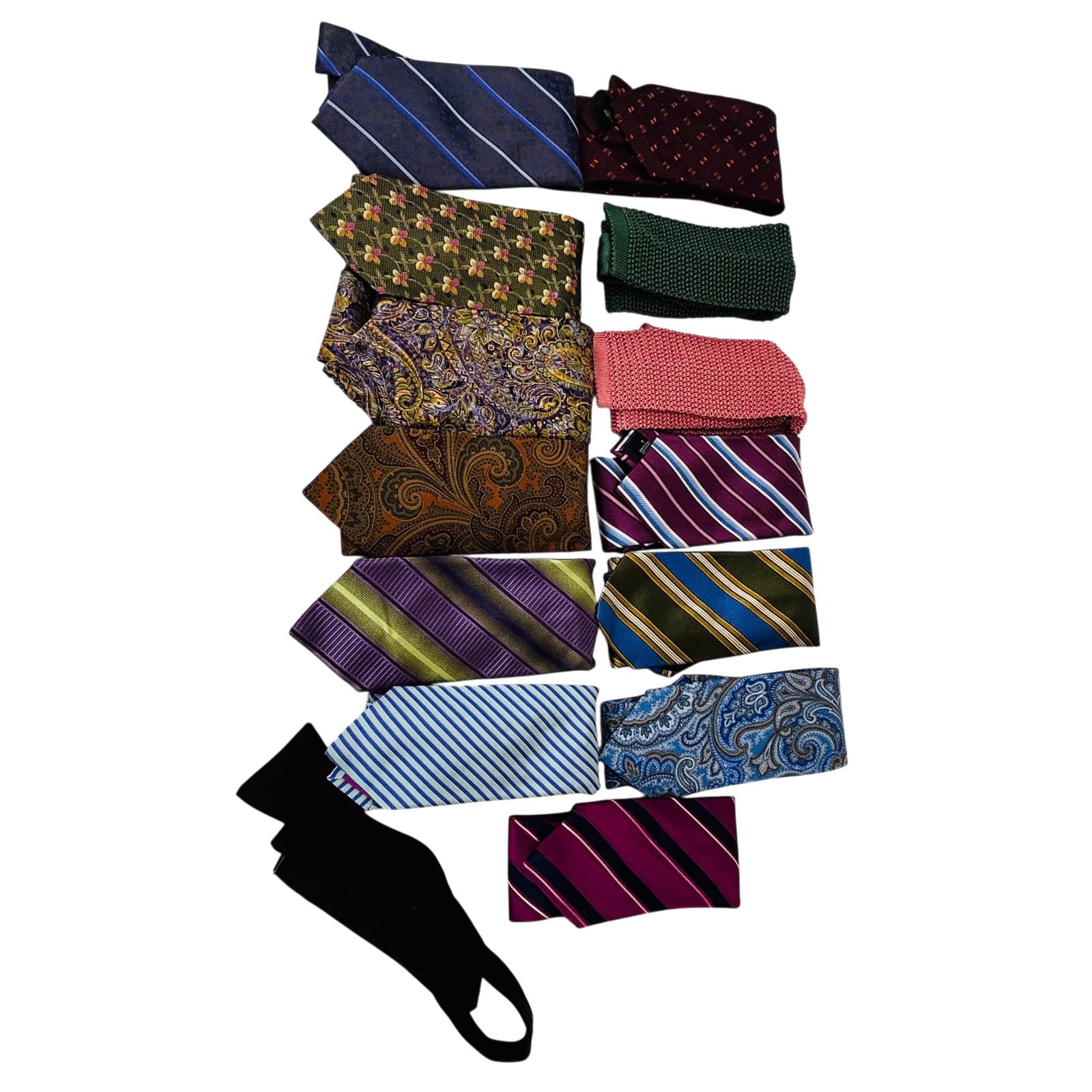 Zegna Stuart Duchamp Silk & Knit Silk Ties 14pc (1 of 14)