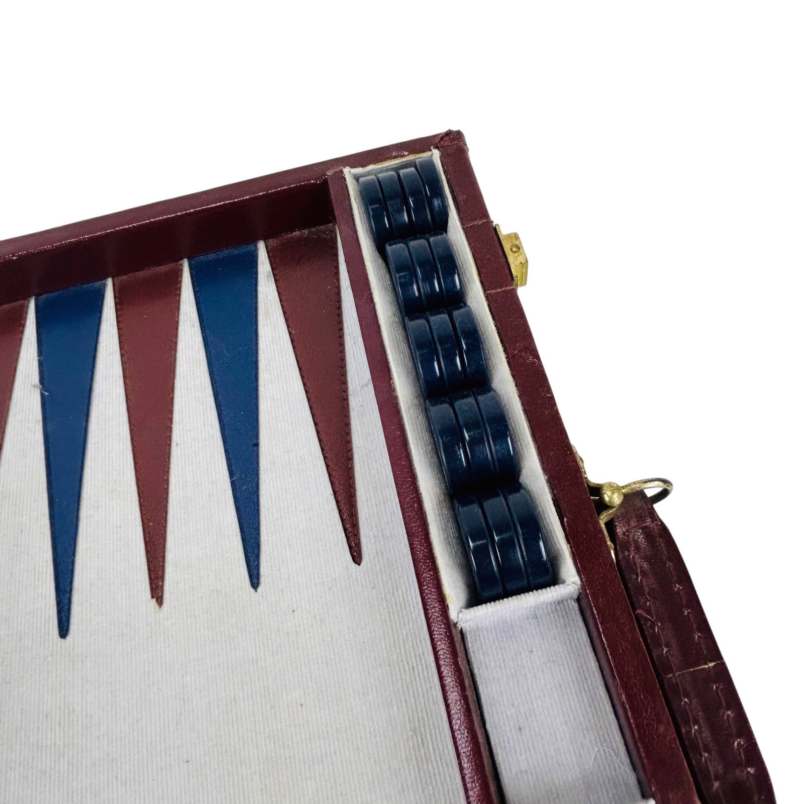 Backgammon Board Game Set in Leatherette Briefcase - 3